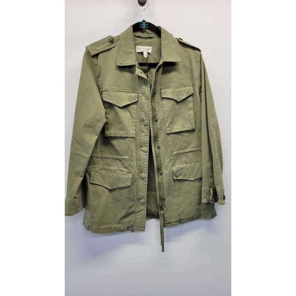 Nili Lotan Olive Utility Jacket